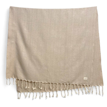 Herringbone 'NoSand' Blanket in Sandstone (Large)