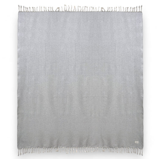 Herringbone 'NoSand' Blanket in Graphite (Large)