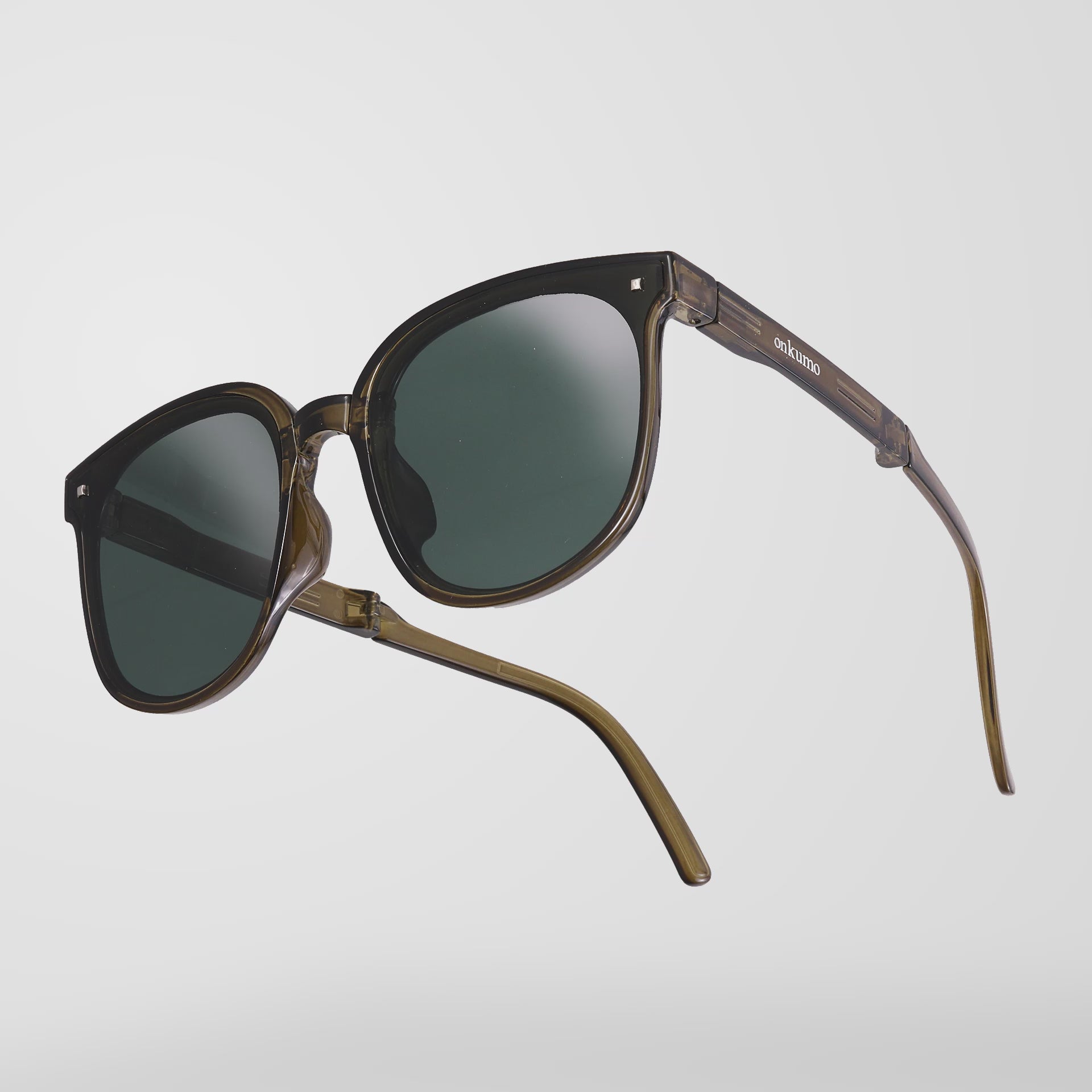 Dawn - Olive Twist Foldable Sunglasses